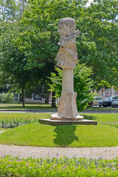 Szeged Ουγγαρία Ιουνίου 2021 Άγαλμα Του Klebelsberg Kuno Πολιτικού Ορόσημο — Φωτογραφία Αρχείου