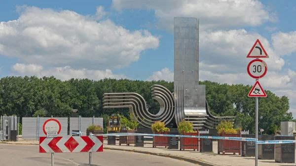 Szeged Hungary June 2021 Historic 1879 Flood Memorial Landmark Tisza — 스톡 사진