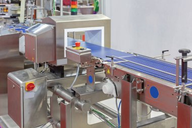 Gıda Üretim Hattı Metal Detektör Taşıyıcı Kayışı
