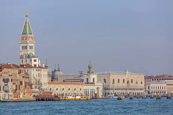 Téli Nap Velence Olaszország Cityscape San Marco — Stock Fotó