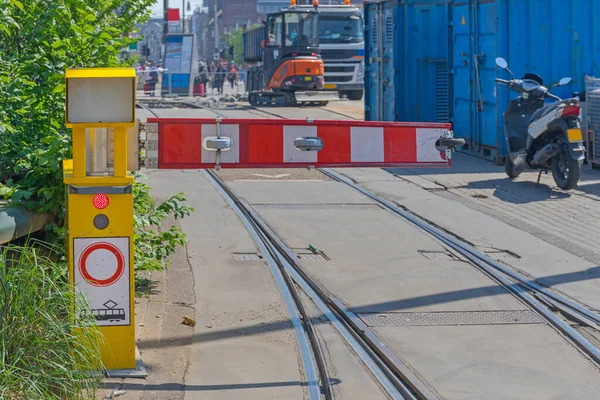 Ramp Trams Only Amsterdam Netherlands — Stock Photo, Image