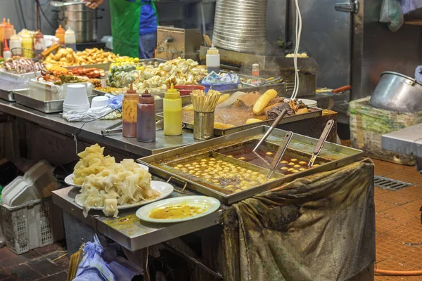 Fast Food Restaurantküche Hongkong — Stockfoto