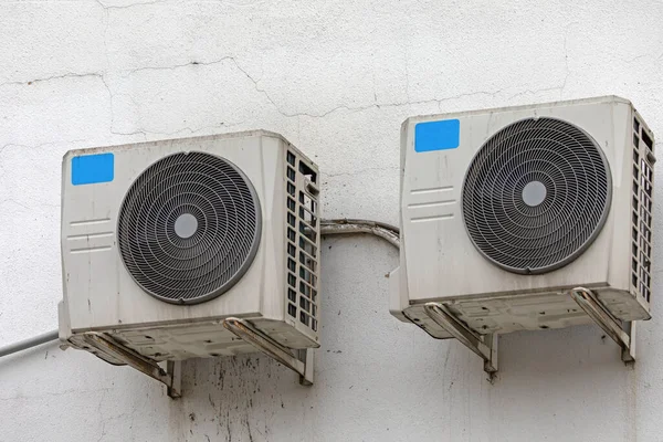 External Units Air Conditioner Building Wall — Stock Photo, Image