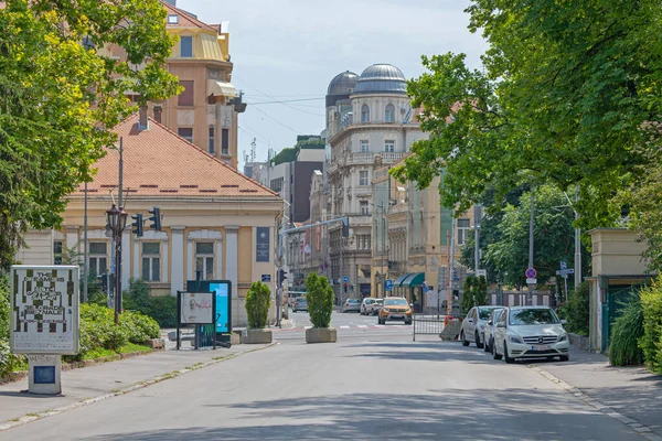 Βελιγράδι Σερβία Ιουλίου 2021 Κενές Οδοί Την Ζεστή Καλοκαιρινή Μέρα — Φωτογραφία Αρχείου