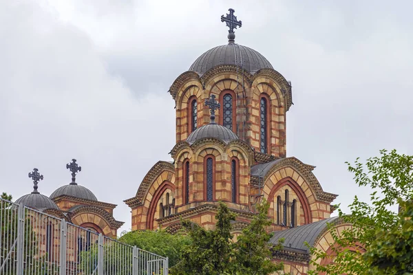 Eglise Saint Marko Dôme Belgrade Serbie — Photo