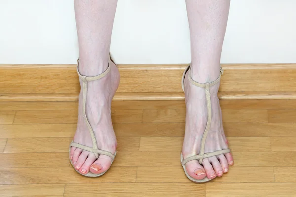 Fashion model feet — Stock Photo, Image