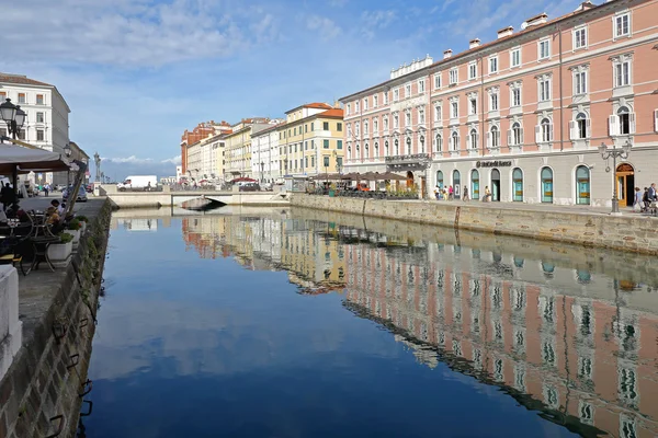 Canal Grande Trieste — Foto de Stock