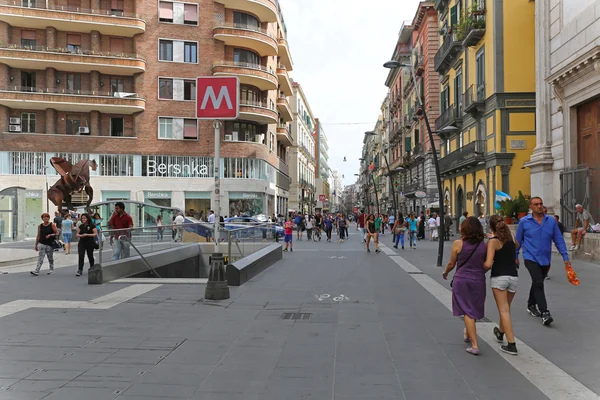 Via Toledo Napoli — Stockfoto