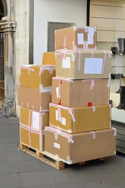 Delivery boxes — Stock Photo, Image