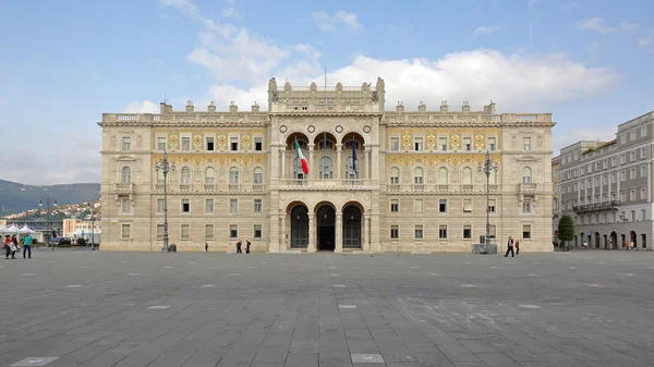 Pałac rządu Trieste — Zdjęcie stockowe