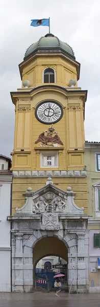 Uhrturmrijeka — Stockfoto