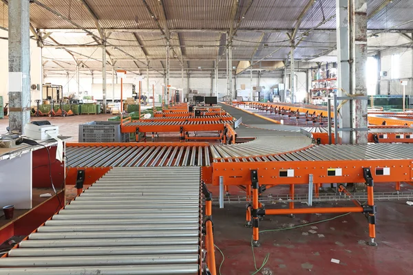 Roller conveyor — Stock Photo, Image