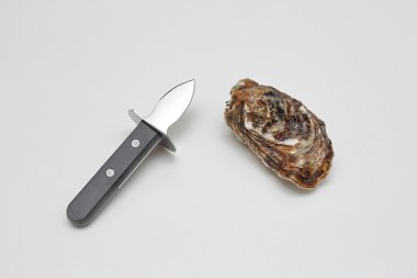 Oyster and Knife clipart