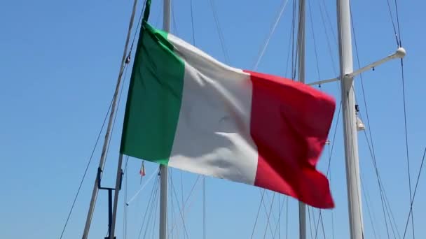 Italy Flag — Stock Video