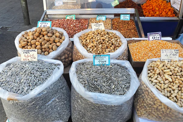 Sementes e frutos secos — Fotografia de Stock