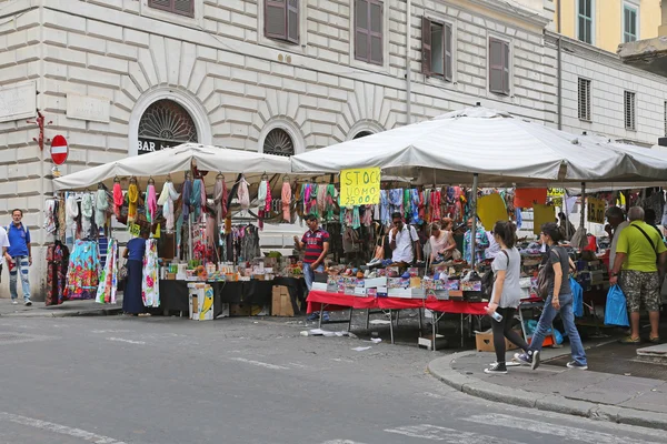 Mercado de rua roma — Fotografia de Stock