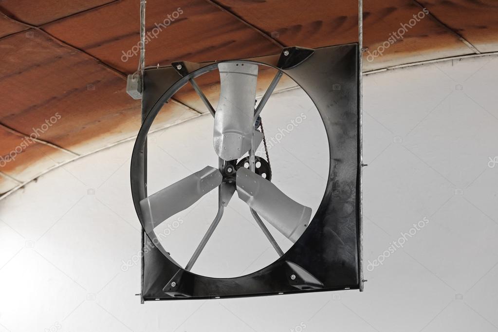 Industrial Ceiling Fan Stock Photo C Baloncici 76454301
