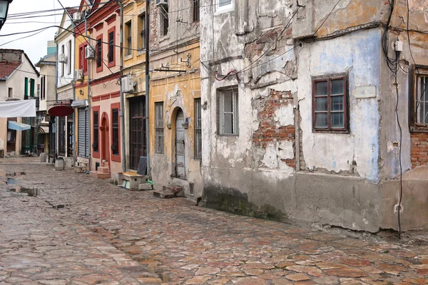 Casas abandonadas skopje — Fotografia de Stock