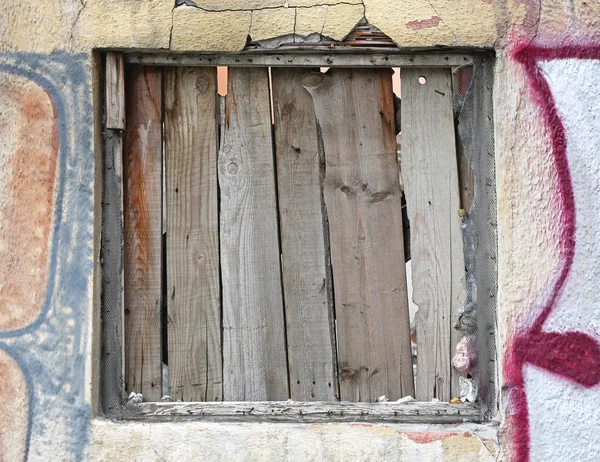 Boarded Window — Stock Photo, Image