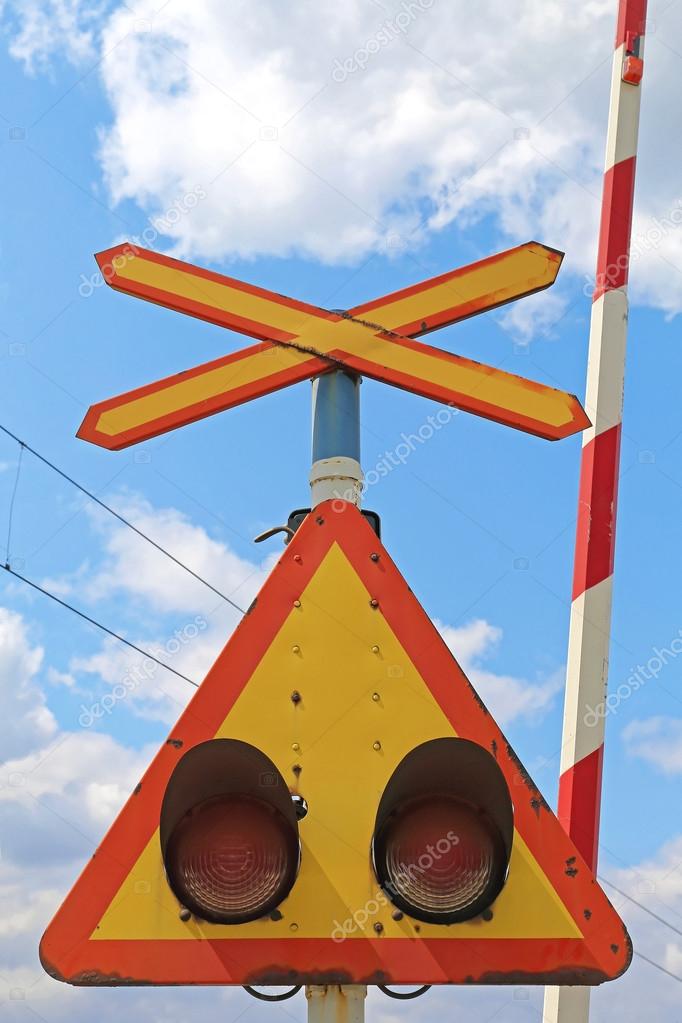 Level Crossing Sign Stock Photo Image By C Baloncici Level Crossing Sign Stock Photo Image By C Baloncici