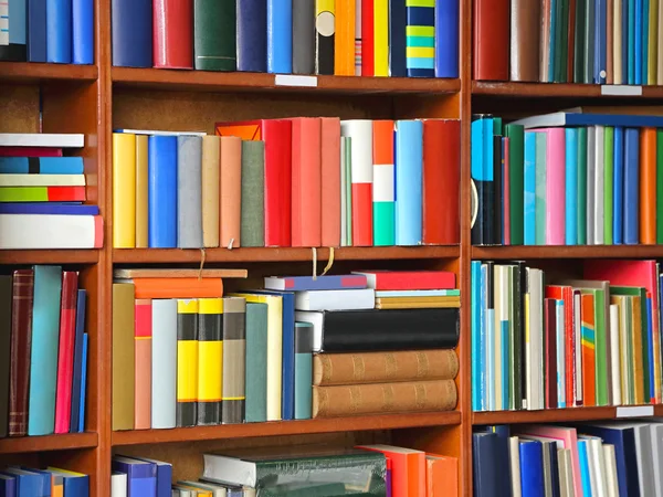 Book shelf — Stock Photo, Image