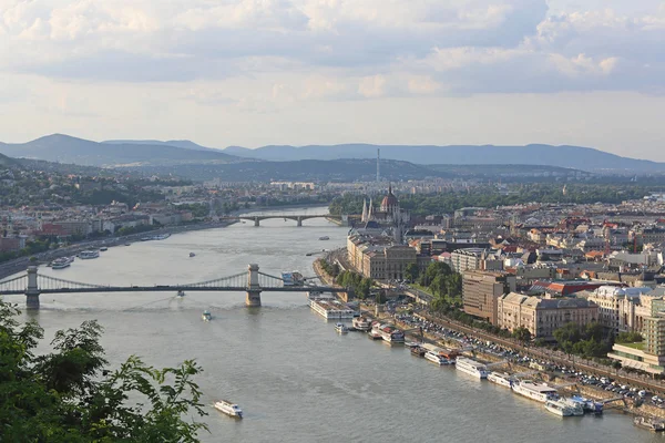 Donaufloden Budapest — Stockfoto