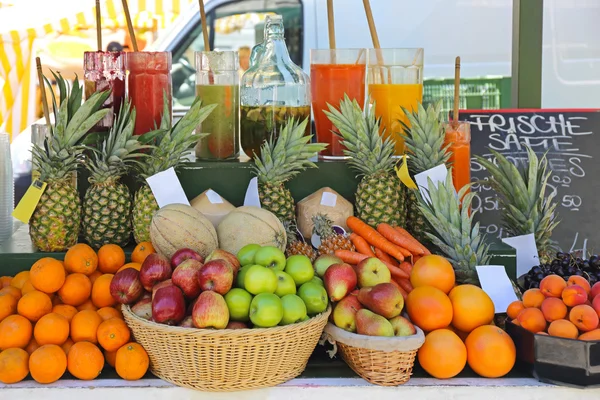 Meyve meyve suyu barı — Stok fotoğraf