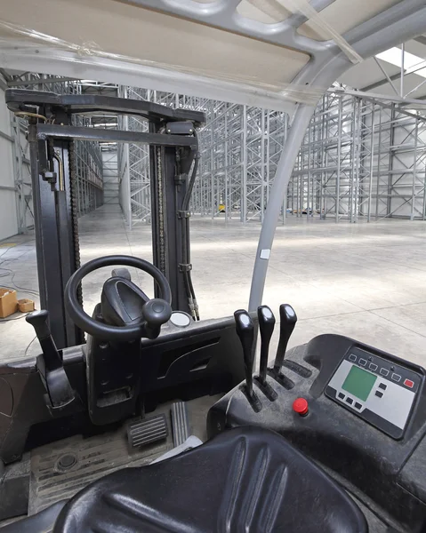 Forklift in Warehouse — Stock Photo, Image