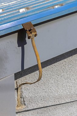 Paslı Tin Metal Çatı için Şimşek Çubuğu Kondüktörü Kablo Güvenliği