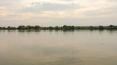 Tuna Nehri 'nin Sakin Suyu Yaz Günü Doğası