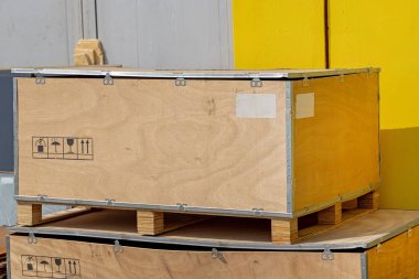 Ağır Yük Ahşap Kutu Kargo Palet Nakliye Paketi