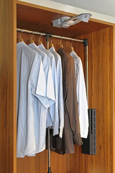 Men Wardrobe Closet — Stock Photo, Image