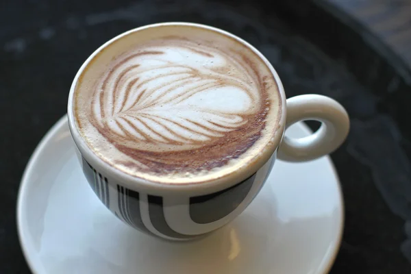 Kávé a latte art — Stock Fotó