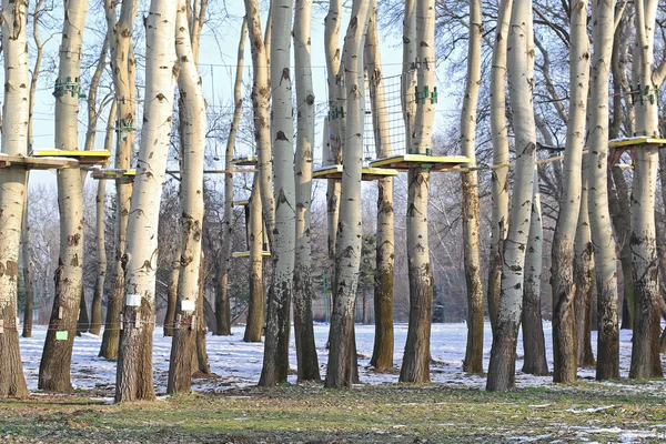 Campo di sopravvivenza all'aperto — Foto Stock