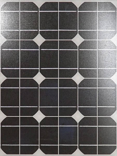 Reflexão do painel solar — Fotografia de Stock