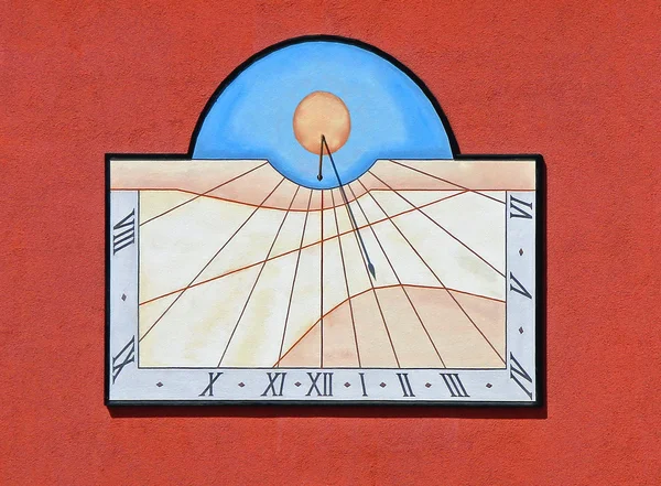 Sundial Wall Clock — Stock Photo, Image