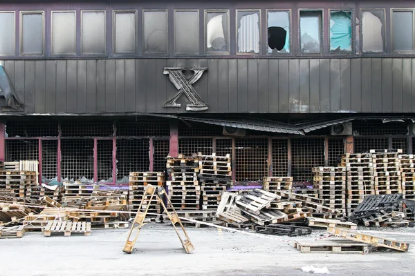 Depósito de incêndio Dano — Fotografia de Stock