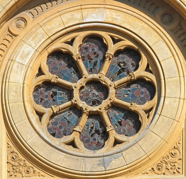 Окно синагоги Тимишоара — стоковое фото