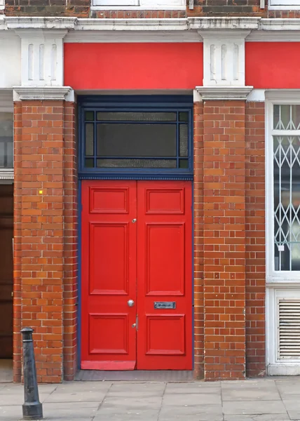 Red Double Door Stock Picture