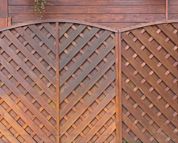 Дерев'яний паркан панелей — стокове фото