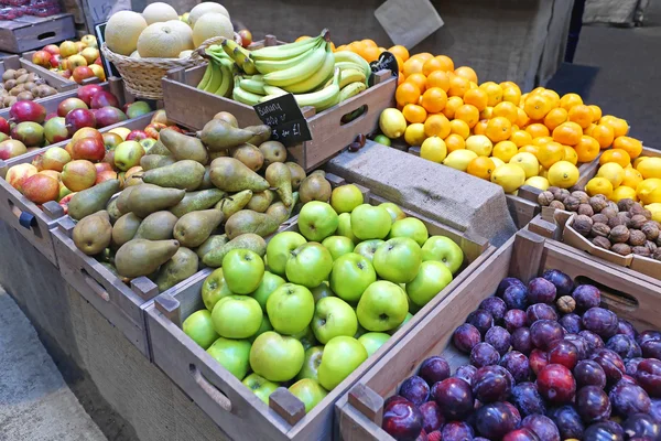 Banco del mercato degli agricoltori — Foto Stock