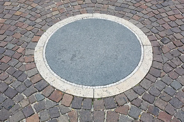 Circle at Pavement — Stock Photo, Image