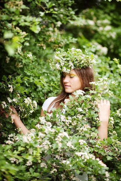 Jarní dívka — Stock fotografie