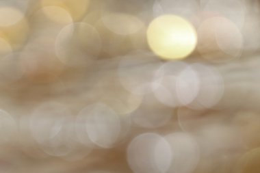 arka plan olarak sarı Noel ışıkları.