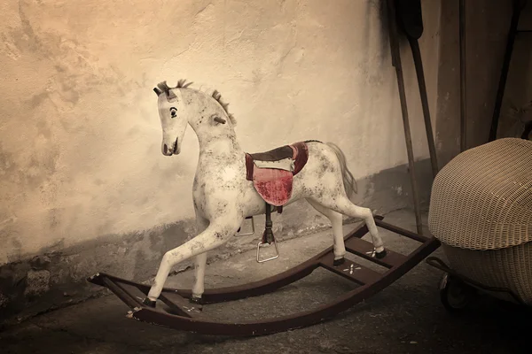 Vintage Rocking Horse — Stock Photo, Image