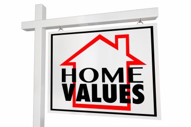 Home Values House for Sale clipart