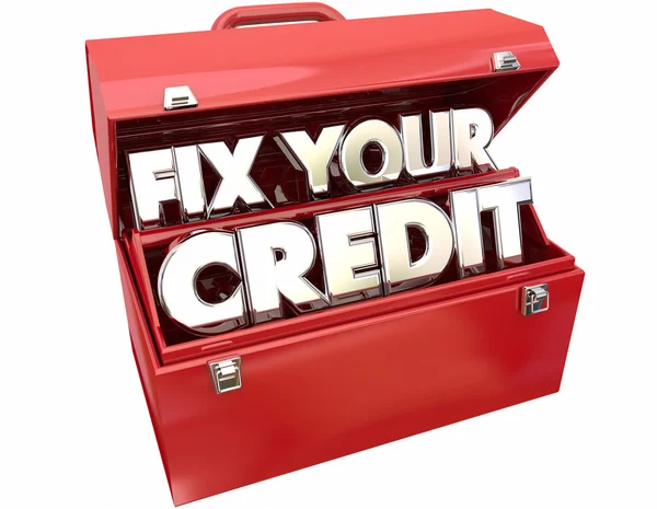 Herstellen van uw krediet — Stockfoto