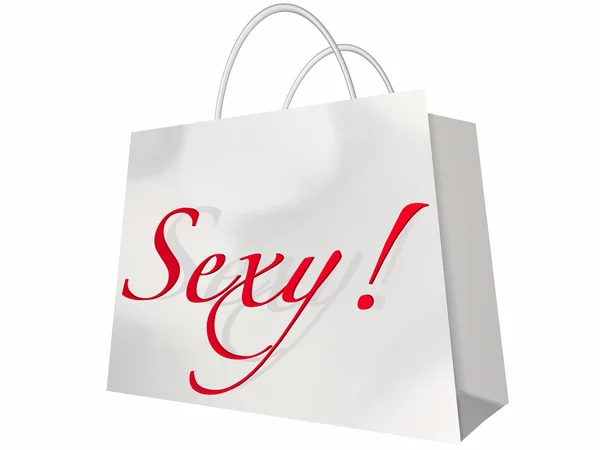 Borsa sexy della spesa — Foto Stock