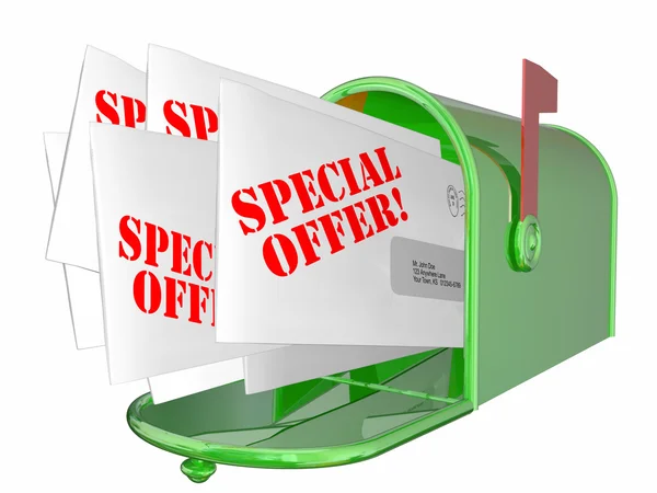 Offerta speciale Mailing Letter — Foto Stock