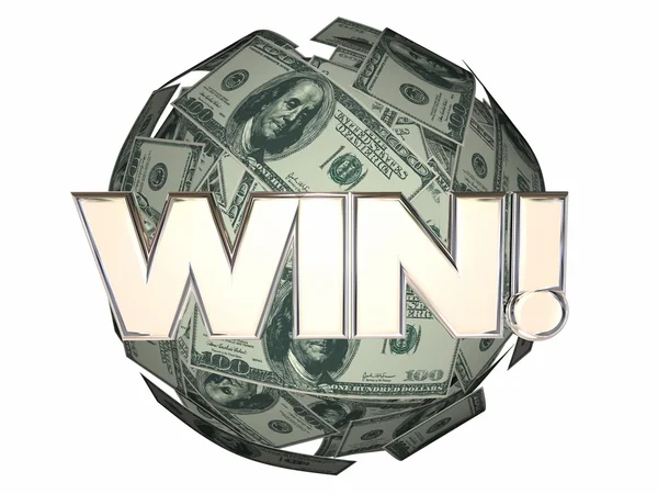 Win geld Cash bal — Stockfoto